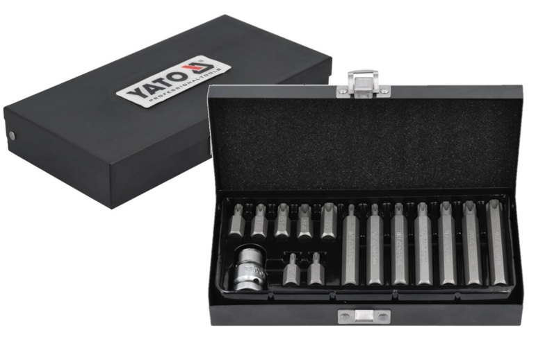 BITY GROTY KOŃCÓWKI WKRĘTAKOWE TORX SECURITY KPL. 15SZT. YATO YT-0417