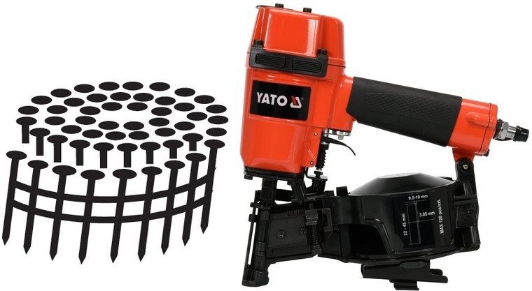GWOŹDZIARKA BĘBNOWA NA GWOŹDZIE 22-45MM ŚRED. 3,05MM YATO YT-09211