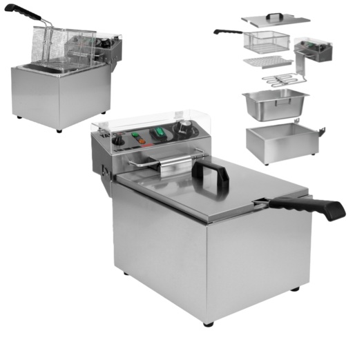 FRYTKOWNICA FRYTOWNICA GASTRONOMICZNA JEDNOKOMOROWA 13L 3300W YATO YG-04616