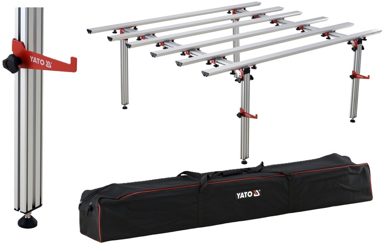 STÓŁ GLAZURNICZY REGULOWANY 180CM YATO YT-37100