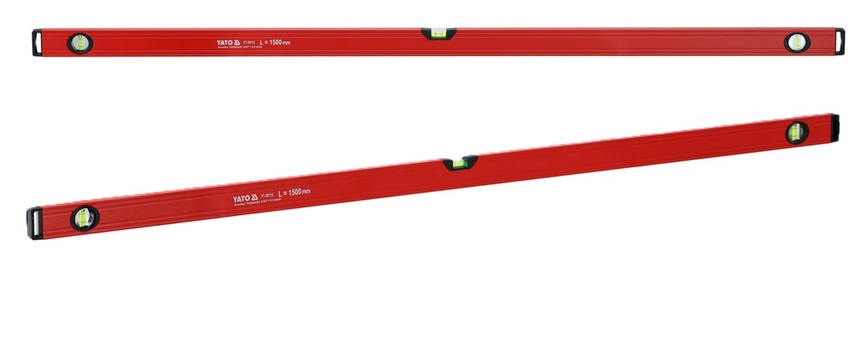 POZIOMNICA ALUMINIOWA 3 LIBELLE 1500mm 1,5m 150cm YATO YT-30115