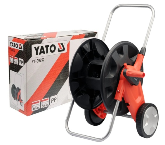 WÓZEK ZWIJACZ BĘBEN DO WĘŻA OGRODOWEGO NA KOŁACH 3/4