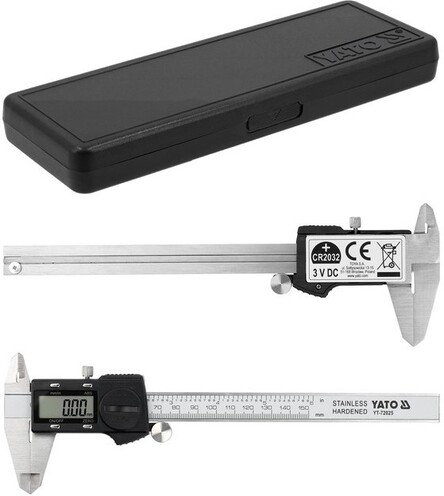 SUWMIARKA NONIUSZ MAUZERKA 150 / 0,03 MM WODOODPORNA YATO YT-72025 