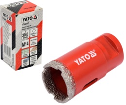 WIERTŁO DIAMENTOWE DO GRESU CERAMIKI GRANITU NA SUCHO NA SZLIFIERKĘ KĄTOWĄ 30mm YATO YT-60445
