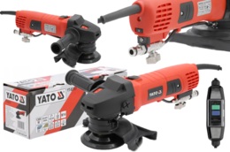 POLERKA SZLIFIERKA DO GRESU GRANITU KAMIENIA MARMURU NA MOKRO 100mm 1300W 230V YATO YT-82161