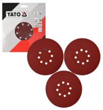 KRĄŻKI KRĄŻEK ŚCIERNY NA RZEP 3szt. 180mm P80 YATO YT-83462