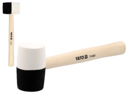 MŁOTEK GUMOWY Z DREWNIANYM TRZONKIEM 341mm 580g YATO YT-4603