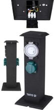 GNIAZDO OGRODOWE HERMETYCZNE IP44 2X230V Z PROGRAMATOREM YATO YT-81276