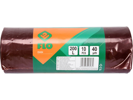 WORKI PERFOROWANE OGRODOWE 200L 10SZT NA LIŚCIE I LEKKIE ODPADY OGRODOWE FLO 09484