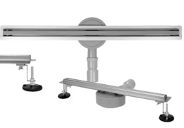 ODPŁYW LINIOWY SLIM WHITE NISKI 70 CM NIERDZEWNY WĄSKI BIAŁY FALA 71632