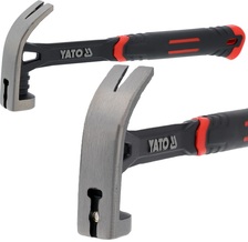 MŁOTEK STOLARSKI MONOLITYCZNY, KUTY 500G YT-45740