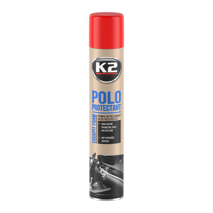 PIANKA DO CZYSZCZENIA I PIELĘGNACJI KOKPITU 750ml POLO PROTECTANT MAT TRUSKAWKA K2 K418TR