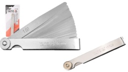 SZCZELINOMIERZ 17 LISTKOWY 100mm DO ŚWIEC ZAWORÓW 0,02-1mm YATO YT-7220