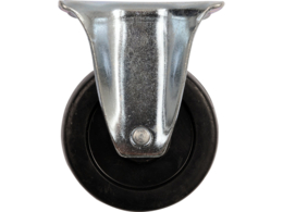 KÓŁKO STAŁE Z CZARNĄ GUMĄ 50MM VOREL 87392