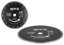TARCZA DIAMENTOWA DO CIĘCIA GRESU CERAMIKI NA MOKRO 250mm 25,4mm YATO YT-59956