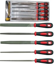 PILNIKI DO METALU 200MM, 5 SZT. STAL T12 VOREL 25166 