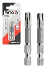 BITY GROTY KOŃCÓWKI NIKLOWANE DO WKRĘTARKI TORX 1/4
