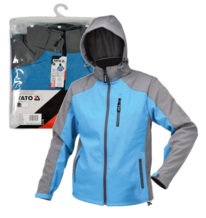 KURTKA BLUZA SOFTSHELL NIEBIESKO-SZARA YATO YT-79560 rozmiar S