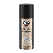 SMAR BIAŁY LITOWY Z PTFE TEFLONEM W SPRAYU 400ml K2 W121