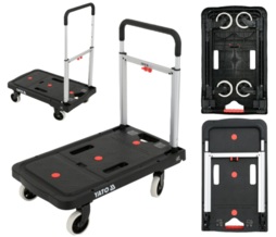 PLATFORMOWY SKŁADANY WÓZEK MAGAZYNOWY TRANSPORTOWY PLATFORMA 137kg YATO YT-37417