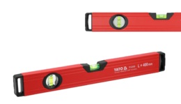 POZIOMNICA ALUMINIOWA 2 LIBELLE 400mm 0,4m 40cm YATO YT-30100