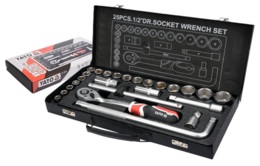 ZESTAW NARZĘDZIOWY KLUCZY NASADOWYCH 1/2'' 25szt. S YATO YT-12671