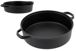 PATELNIA ŻELIWNA TACKA NA GRILLA GAZOWEGO WĘGLOWEGO PŁYTA GRILLOWA 28cm YATO YG-20141