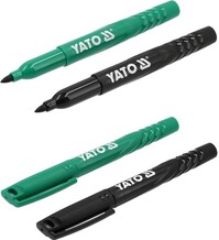 MARKERY TECHNICZNE DO ZNAKOWANIA KPL. 2 SZT / CZARNY-ZIELONY YATO YT-69300