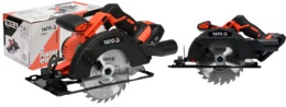 PIŁA PILARKA TARCZOWA AKUMULATOROWA + ŁADOWARKA 2Ah 18V 165mm YATO YT-82810