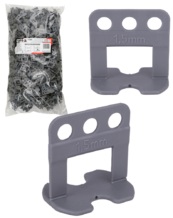 SYSTEM KLIPSÓW BRAMEK 700szt. DO POZIOMOWANIA PŁYTEK GLAZURY 1,5mm YATO YT-36939