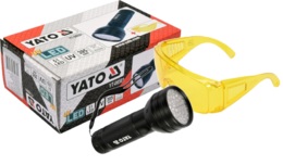 ZESTAW LATARKA UV 51 LED I OKULARY YATO YT-08581