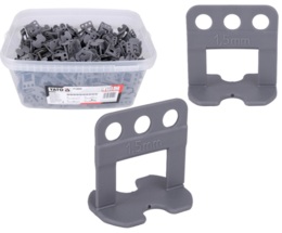 SYSTEM KLIPSÓW BRAMEK 500szt. DO POZIOMOWANIA PŁYTEK GLAZURY 1,5mm YATO YT-36938