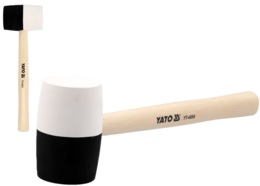 MŁOTEK GUMOWY Z DREWNIANYM TRZONKIEM 341mm 780g YATO YT-4604