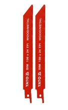 BRZESZCZOTY DO METALU I DREWNA BIM 150 MM 24TPI / 2 SZT. YATO YT-33932