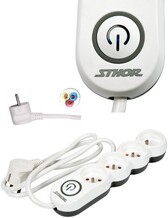 PRZEDŁUŻACZ LISTWA ZASILAJĄCA 4 GNIAZDA Z UZIEMIENIEM WYŁĄCZNIK 1,5M 1,5MM2 STHOR 72353 