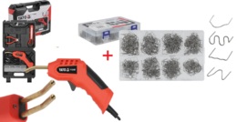ZGRZEWARKA SPAWARKA DO PLASTIKU 230V 60W 600°C YATO YT-824485 + ZSZYWKI 800szt. 0,6-0,8mm YATO YT-824490