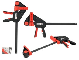 ŚCISK SZYBKOMOCUJĄCY SZYBKOZACISKOWY STOLARSKI 300mmx100mm 270kg YATO YT-63883