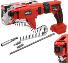 WKRĘTARKA TAŚMOWA SAM KORPUS (BODY) DO REGIPSÓW  PŁYT GK OSB Z PODAJNIKIEM YATO YT-82076