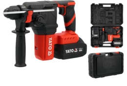 MŁOTOWIERTARKA SDS+ BEZSZCZOTKOWA + ŁADOWARKA + AKU 4AH 18V YATO YT-827721
