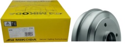 Bęben hamulcowy z piastą MIKODA 9130 - CITROEN C2 (JM_) C2 ENTERPRISE (JG_) C3 I (FC_, FN_) C3 Pluriel (HB_) PEUGEOT 1007 (KM_) 206 (2A/C) 206 SW (2E/K) 206+ (2L_, 2M_) - OŚ TYLNA