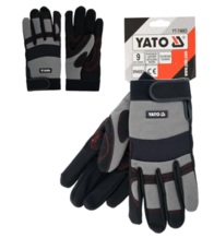 RĘKAWICE RĘKAWICZKI ROBOCZE OCHRONNE WZMACNIANE RZEP roz. 10 YATO YT-74664