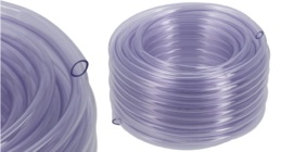 WĄŻ TECHNICZNY JEDNOWARSTWOWY NIEZBROJONY PRZEZROCZYSTY PVC 10mm 25m VOREL 81438