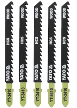 BRZESZCZOT DO WYRZYNARKI TYP T, 6 TPI, DO DREWNA / 5 SZT 100 MM YATO YT-3410