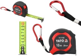 MIARA ZWIJANA TAŚMA MIERNICZA MIARKA METRÓWKA MAGNES 10m 28mm YATO YT-71164