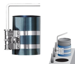 ZACISKACZ OPASKA DO PIERŚCIENI TŁOKOWYCH 90-175mm H=100mm YATO YT-0636