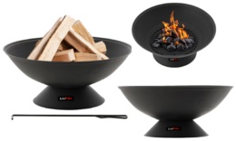 PALENISKO OGRODOWE ŻELIWNE OGNISKO GRILL 56cm LUND 99716
