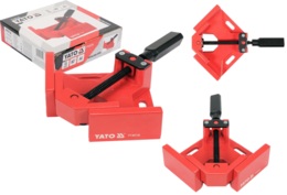 IMADŁO KĄTOWE ŚLUSARSKIE PRECYZYJNE ŚCISK KĄTOWY 90 STOPNI 70mm 150x150mm YATO YT-65136