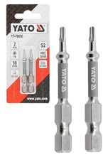 BITY GROTY KOŃCÓWKI NIKLOWANE DO WKRĘTARKI TORX 1/4
