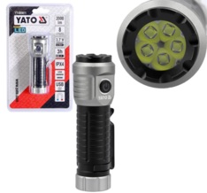 LATARKA AKUMULATOROWA 7 TRYBÓW ALUMINIOWA POWER LED 20W 2000LM YATO YT-085611