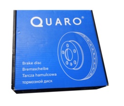 Tarcza hamulcowa pełna z powłoką antykorozyjną  QUARO QD1409 - AUDI 80 (B4) COUPE A4 (B6, B7) A4 Avant (B6, B7) A4 Kabriolet (B7) SEAT EXEO (3R2) EXEO ST (3R5) - OŚ TYLNA